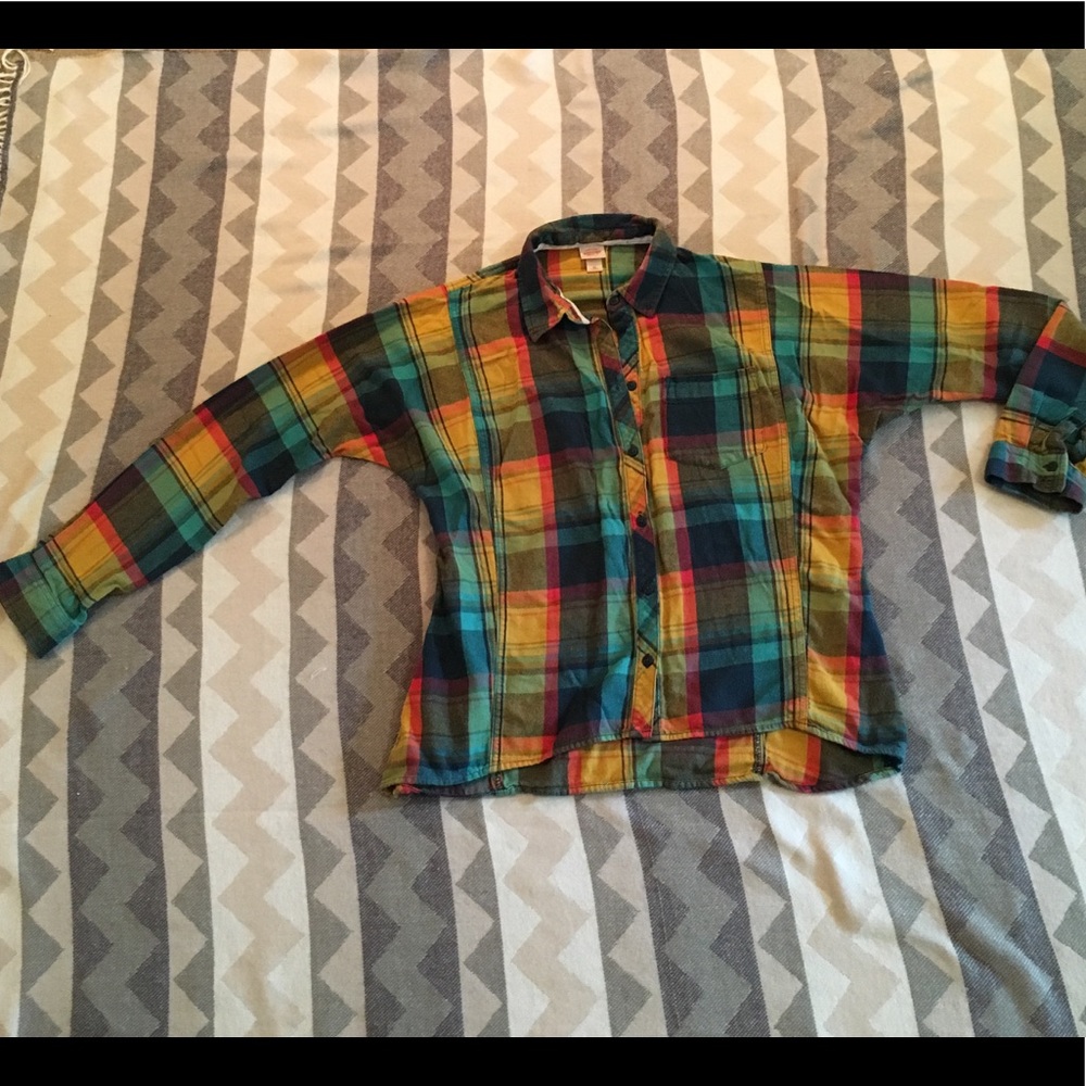 Mossimo Junior’s Multicolor Plaid Shirts